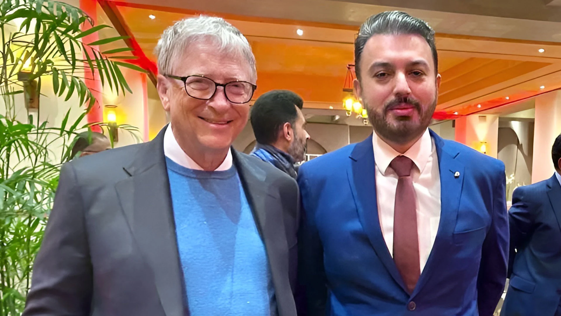 Jehangir Saifullah Khan pleasure to meet billgates